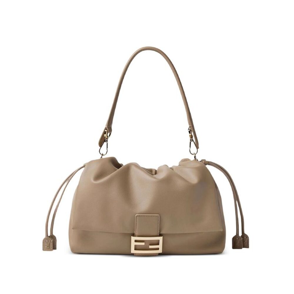 Fendi Women Baguette® Soft Large In Nappa Tortora